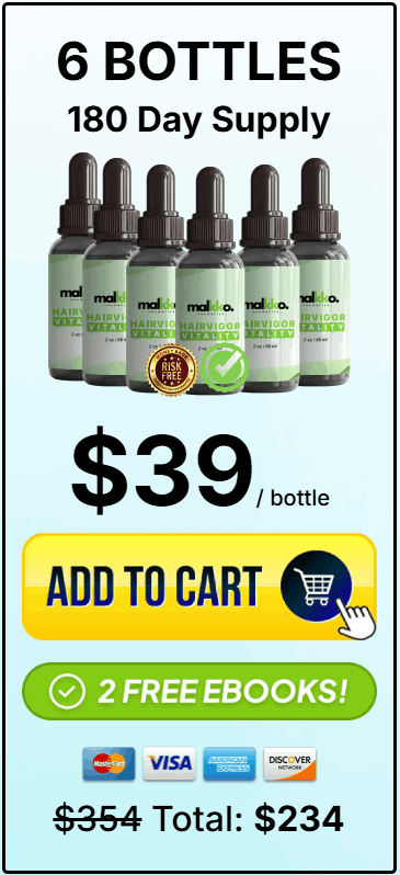 Buy HairVigor Vitality 6 Bottles
